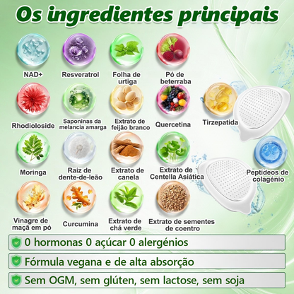 Loja Oficial | 🔥🕹️CureVivo® Moringa · Berberina × NAD+ 10-em-1 Avançado Adesivo de Microneedles 🇵🇹 (Apenas uma vez por dia, mudanças visíveis em 7 dias) ✅ Para obesidade, flacidez da pele, diabetes, apneia do sono, problemas nas articulações e muito mais