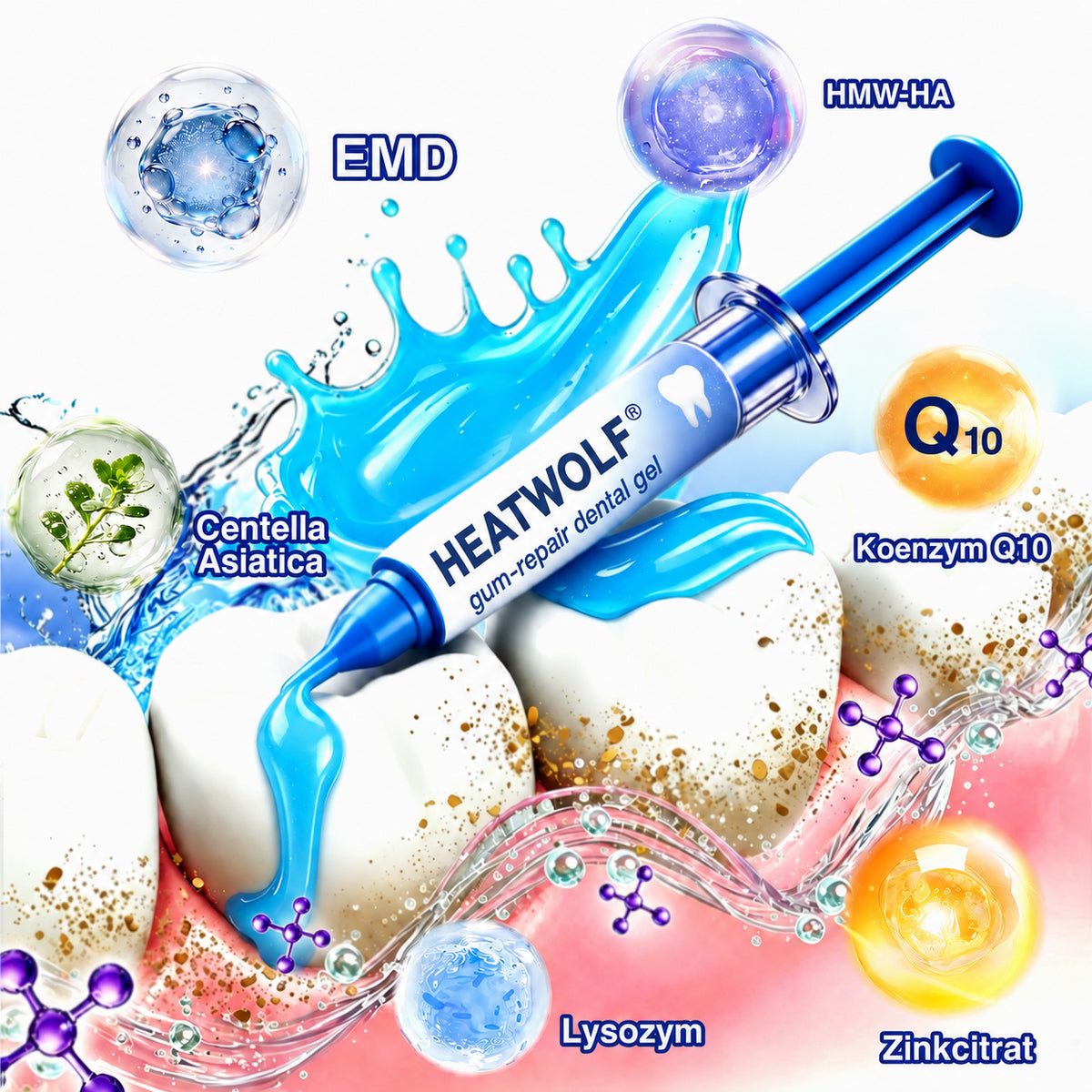 🇩🇪👨‍⚕️🦷🛡️ HEATWOLF® GumRevive – Parodontales Regenerationsgel🐟