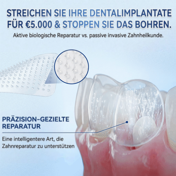 GarageLine®🦷 Tideglusib Zahn- & Zahnfleisch-NanoRepair Auflösende Whitening-Streifen ✨ (Unterstützt die Zahnreparatur und hilft, Zahnfleischbeschwerden sowie andere häufige Mundprobleme zu lindern)