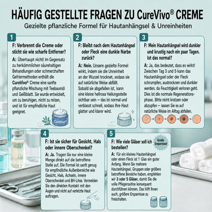 🏆𝗖𝘂𝗿𝗲𝗩𝗶𝘃𝗼® 𝟕-Tage Hautwärzchen & Flecken-Entfernungscreme (Schmerzfreie Formel – Keine Narben)🤗