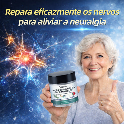 Loção Analgésica e Restauradora CureVivo®🐰Para dores musculares, articulares e nervosas（葡萄牙）