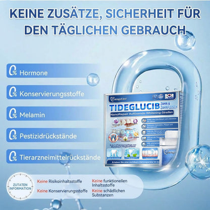 GarageLine®🦷 Tideglusib Zahn- & Zahnfleisch-NanoRepair Auflösende Whitening-Streifen ✨ (Unterstützt die Zahnreparatur und hilft, Zahnfleischbeschwerden sowie andere häufige Mundprobleme zu lindern)