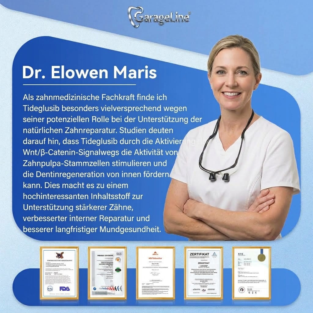 GarageLine®🦷 Tideglusib Zahn- & Zahnfleisch-NanoRepair Auflösende Whitening-Streifen ✨ (Unterstützt die Zahnreparatur und hilft, Zahnfleischbeschwerden sowie andere häufige Mundprobleme zu lindern)