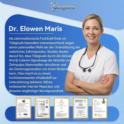 GarageLine®🦷 Tideglusib Zahn- & Zahnfleisch-NanoRepair Auflösende Whitening-Streifen ✨ (Unterstützt die Zahnreparatur und hilft, Zahnfleischbeschwerden sowie andere häufige Mundprobleme zu lindern)