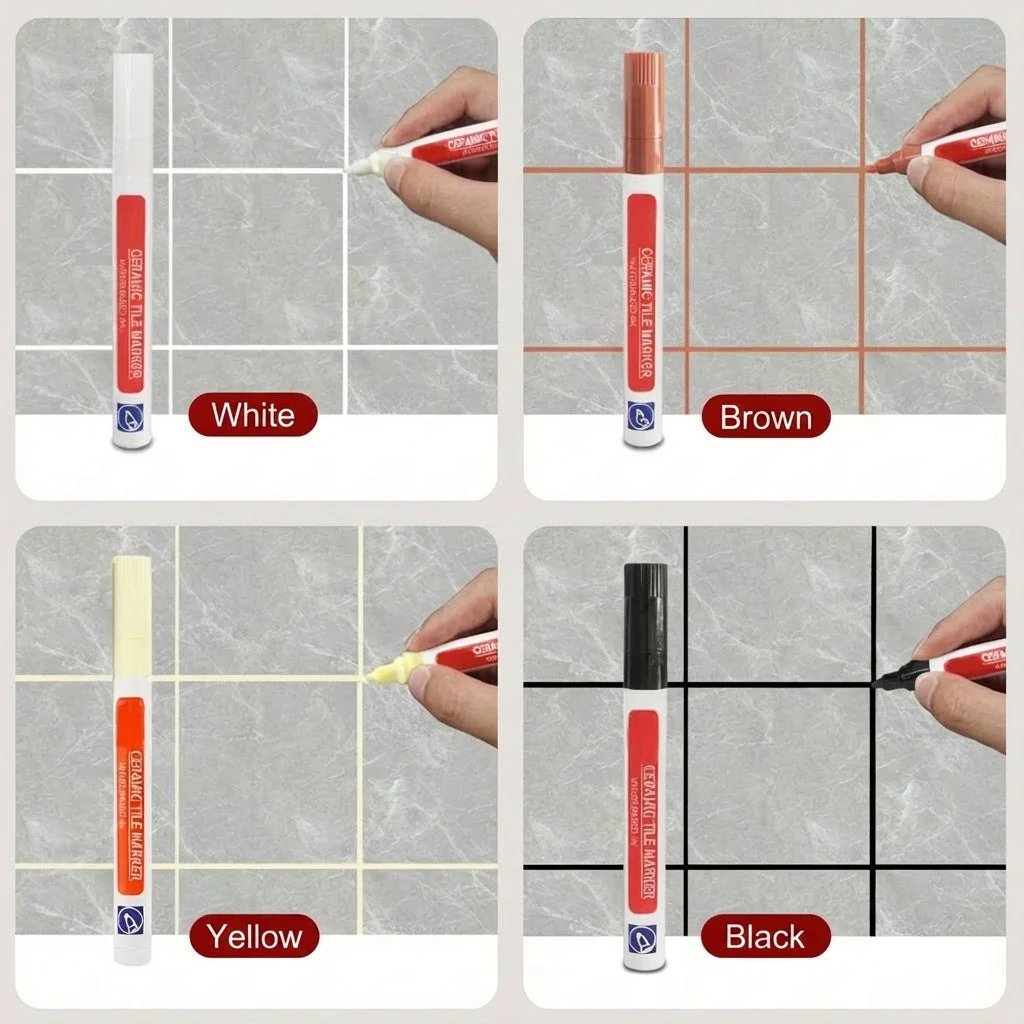 𝐁𝐢𝐥𝐥𝐡𝐨𝐥®⏰Last day!!!🔥Buy 1 Get 1 Free🔥Anti-Mould & Waterproof Joint Pen for Ceramic Tiles