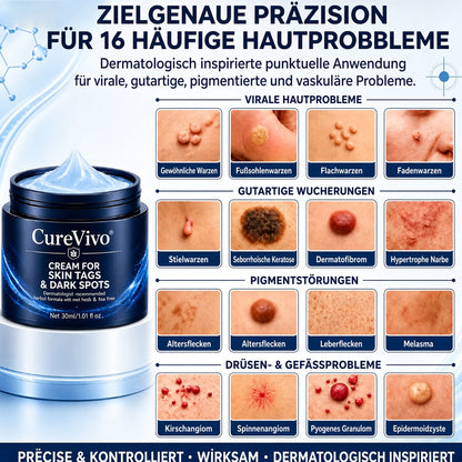 🏆𝗖𝘂𝗿𝗲𝗩𝗶𝘃𝗼® 𝟕-Tage Hautwärzchen & Flecken-Entfernungscreme (Schmerzfreie Formel – Keine Narben)🤗